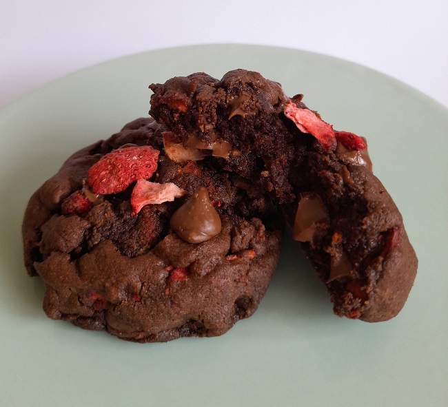 Chocolate Strawberry Biscuits