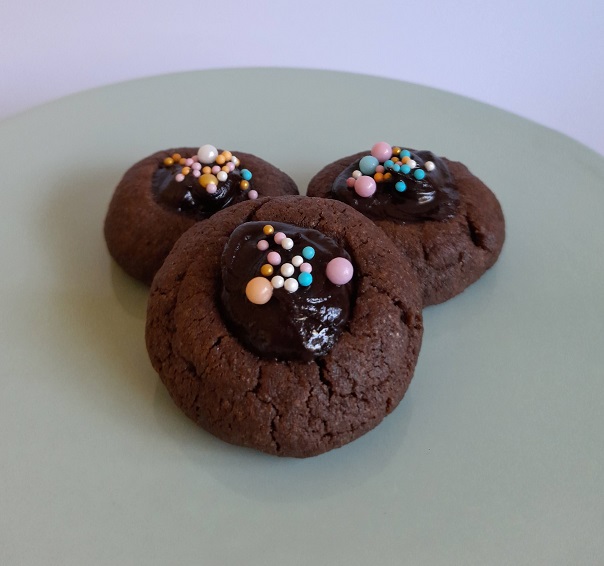 Dark Chocolate Ganache Biscuits